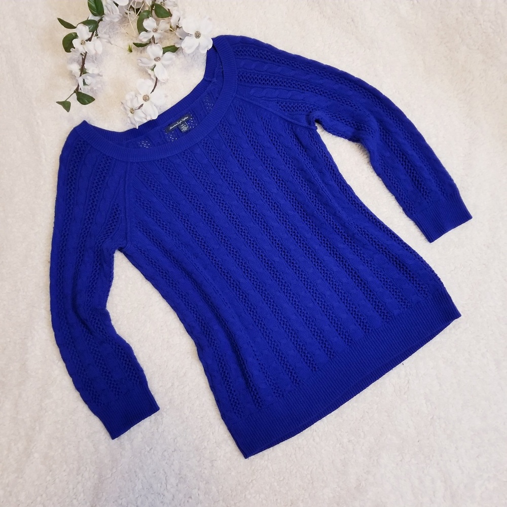 American Eagle Outfitters Cable Knit Sweater